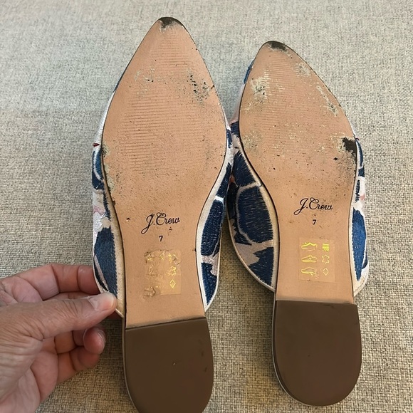 J.Crew Floral Brocade Marina Mule Women's 7 - Picture 7 of 13